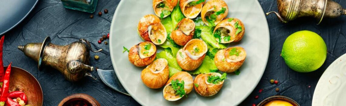 ESCARGOTS 1140X350 | Hôtel Restaurant Klein Comment les escargots se réinventent en cuisine ? L’exemple inattendu des agrumes Guebwiller