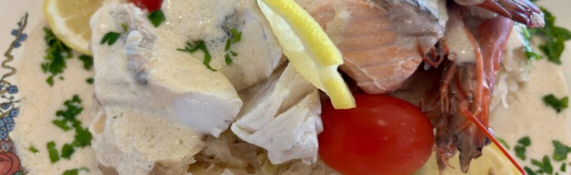 CHOUCROUTE_POISSONS 1140X350 | Hôtel Restaurant Klein Choucroute aux poissons : que valent le sandre, la truite et le saumon ? Cernay